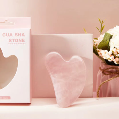 Natural Jade Stone Massage for Face Gouache Scraper Gua Sha Facial Skin Neck Thin Face Lifting anti Wrinkle Massage Tool Guasha