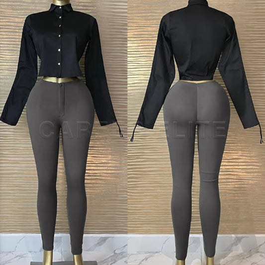 Women'S Pants High Waist Skinny Leggings Pant Fashion Sexy Trousers Ankle-Length Stretchy Fitness Push up Streetwear Clothing