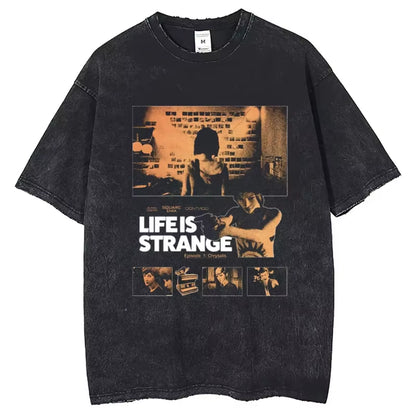 Life Is Strange Cotton T-Shirt Short Sleeve Custom Man T-Shirts Mens Tshirt Hip Hop Streetwear New Arrival Male Clothes